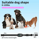 Smart Rechargeable Anti-Barking Dog Collar with HD Display, IP67 Waterproof